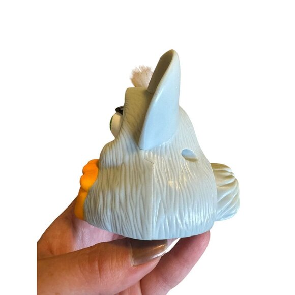 Vintage 1998 McDonalds Happy Meal Toy Light Grey Plastic Furby - Picture 3 of 5